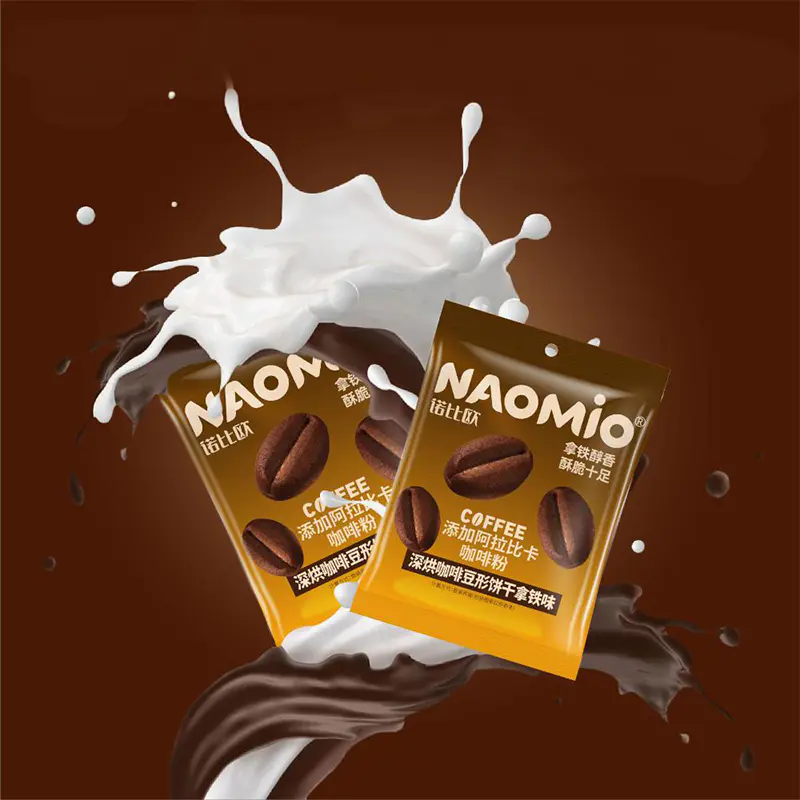 Latte Aromalı Kahveli Bisküvi