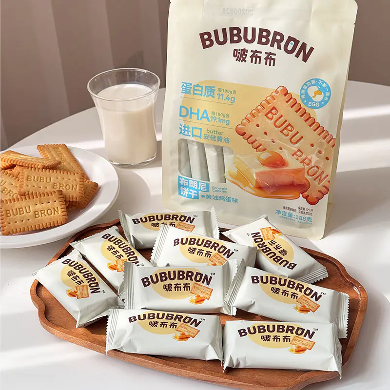Yüksek proteinli DHA yumurta peyniri aromalı bisküvi